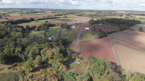 Coventry Kenilworth Protect Camp Ground Work Aerial Landscape View D Log