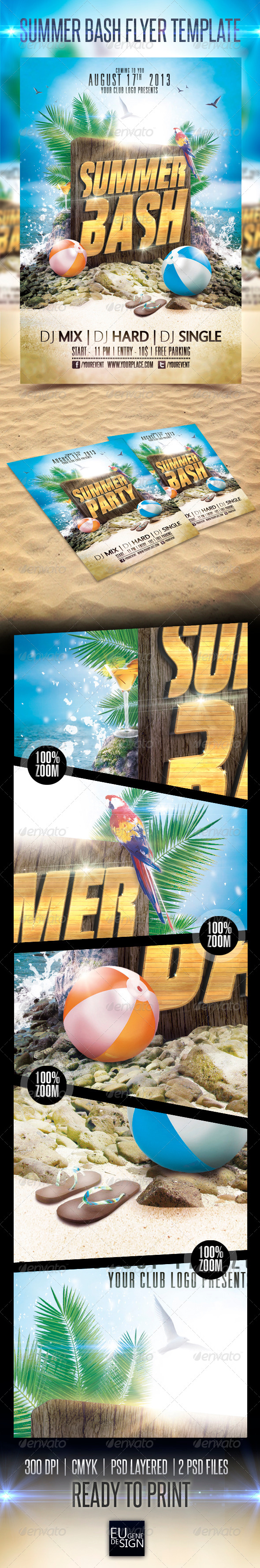 Summer Bash Flyer Template