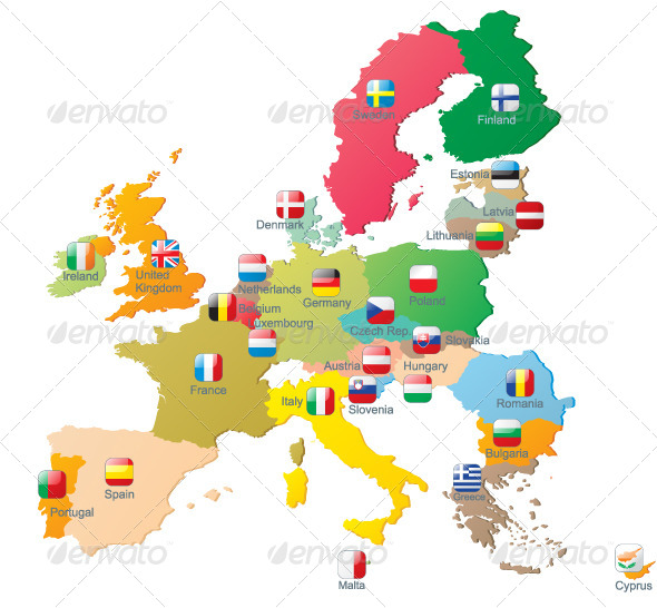 european union map