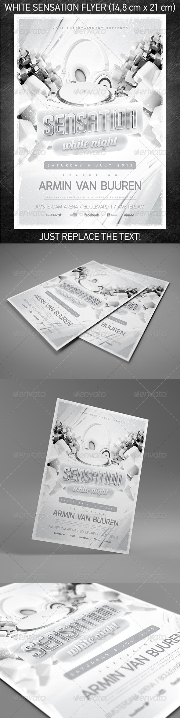 White Sensation Flyer Vol.2 - Clubs & Parties Events