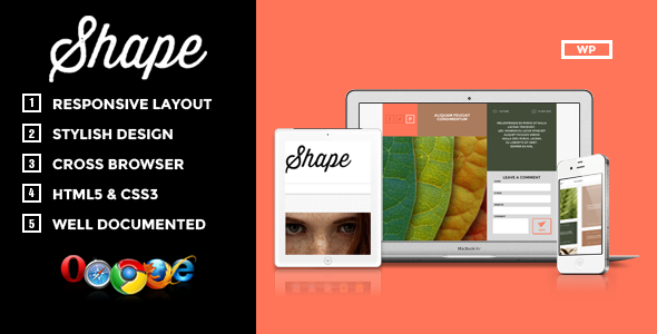 Shape - Professional WordPress Photography Theme - Photography Creative