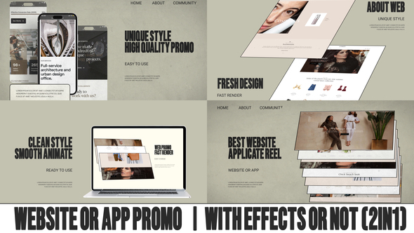 App And Website Promo 2in1 Product Promo template preview