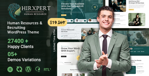 Hirxpert – Human Resources & Recruiting WordPress Theme