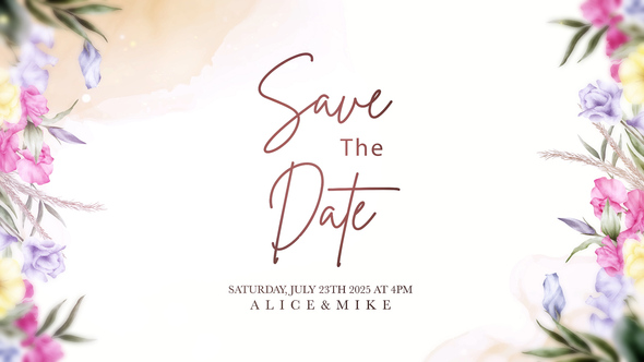 Wedding Intro Openers template preview