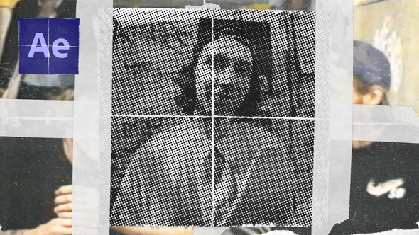 PAPER RIP Transitions Elements template preview