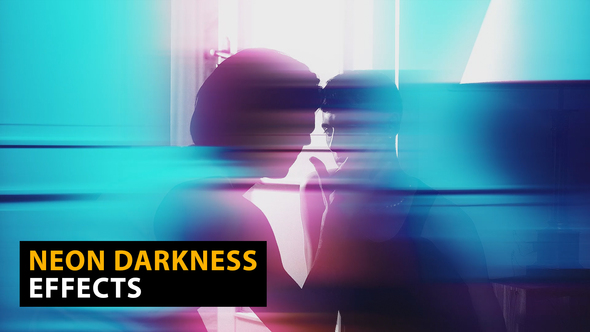 Neon Darkness Effects | After Effects Elements template preview