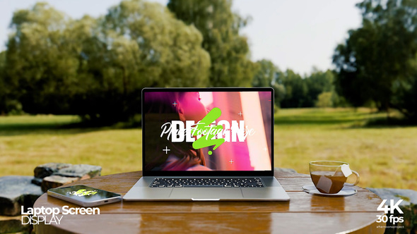 Laptop Screen Mockup Display Product Promo template preview