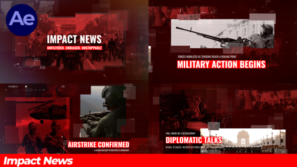 Impact News broadcast-packages template preview