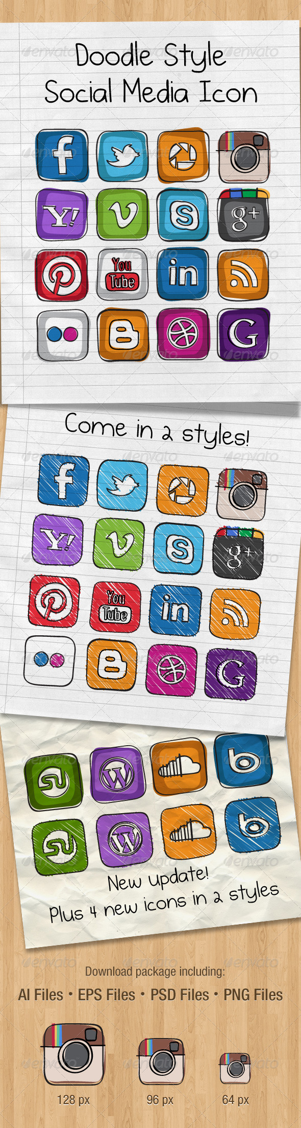 Doodle Style Icon Set - Icons