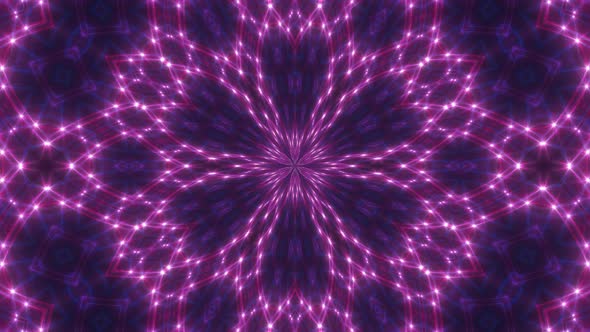 Cosmic chaos trippy animated background. Symmetric kaleidoscope backdrop from hypnotic laser rays alt