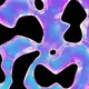 Fluid Metallic Drops Y2K Background Dynamic Iridescent Retrowave