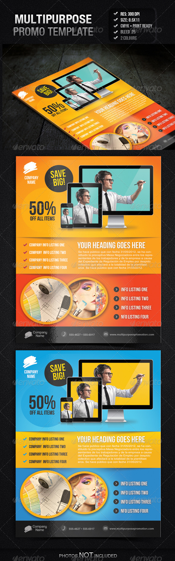 Multipurpose Promotion Flyer Template - Commerce Flyers