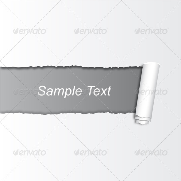 Ripped Paper - Abstract Conceptual