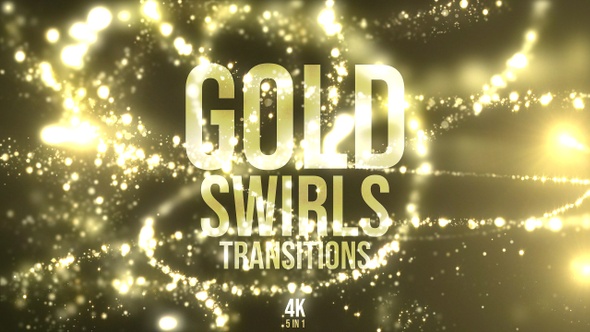 Gold Swirls Transitions