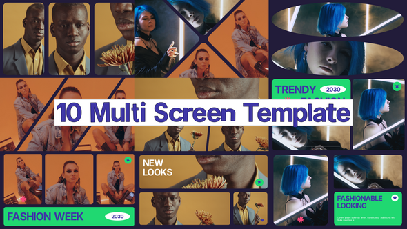Multi Screen Frames Openers template preview
