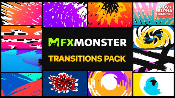 Handy Colorful Transitions | Motion Graphics