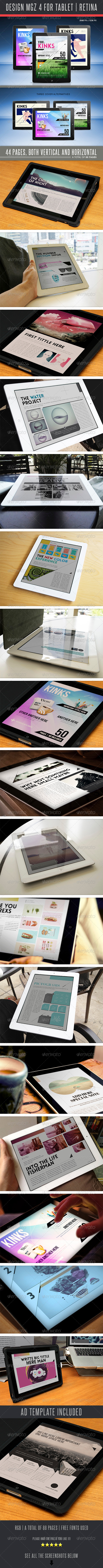Design MGZ 4 For Tablet - Digital Magazines ePublishing