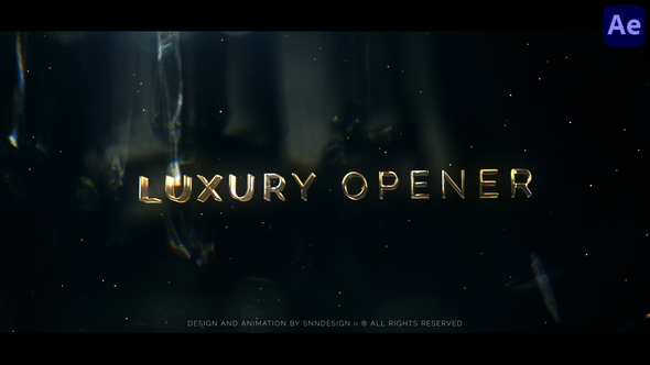 Luxury Titles Opener Titles template preview