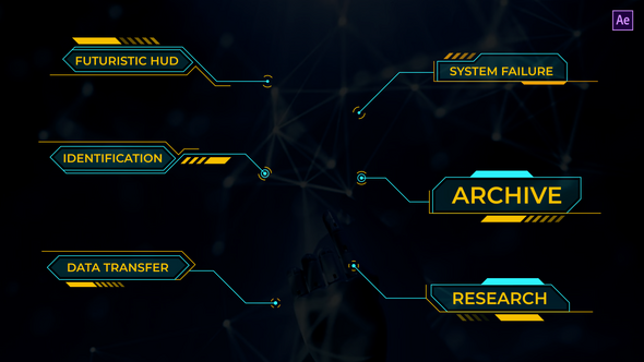 Futuristic Call Out Titles template preview