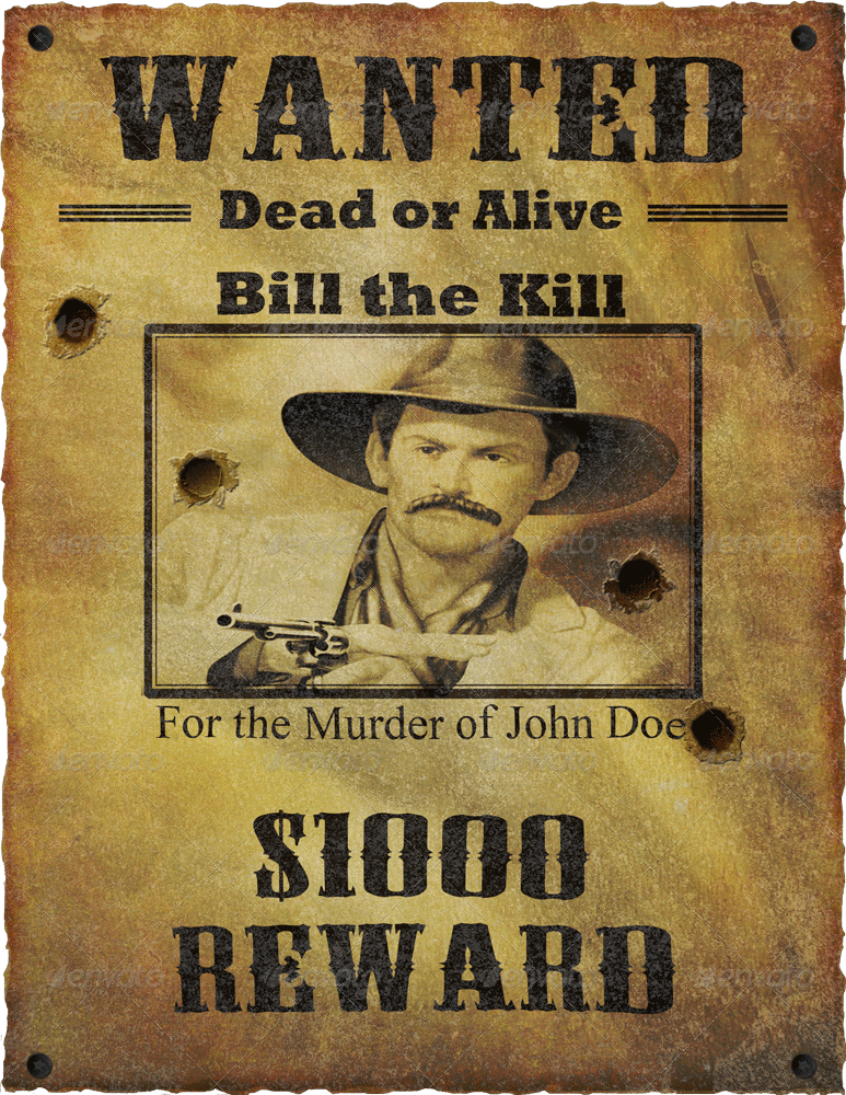 Wanted Poster Mock Up, Graphics | GraphicRiver