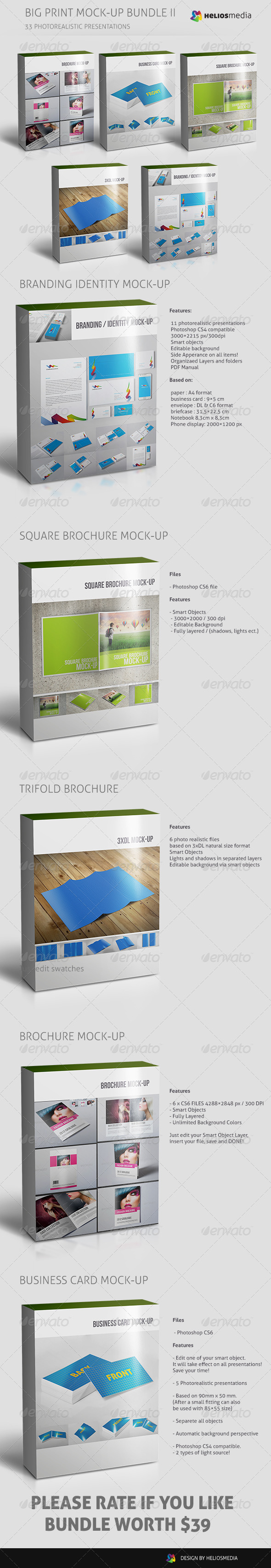 Big Print Mock-up Bundle II - Print Product Mock-Ups