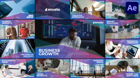 Corporate Presentation | After Effects Openers template preview