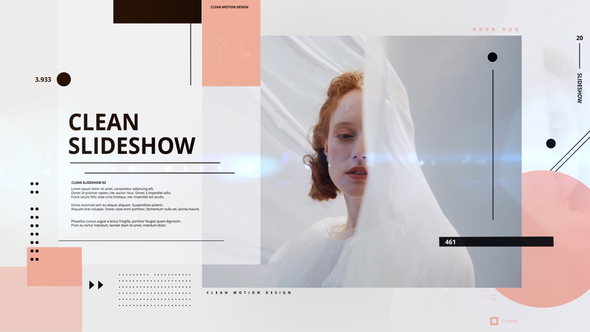 Clean Slideshow Video Displays template preview