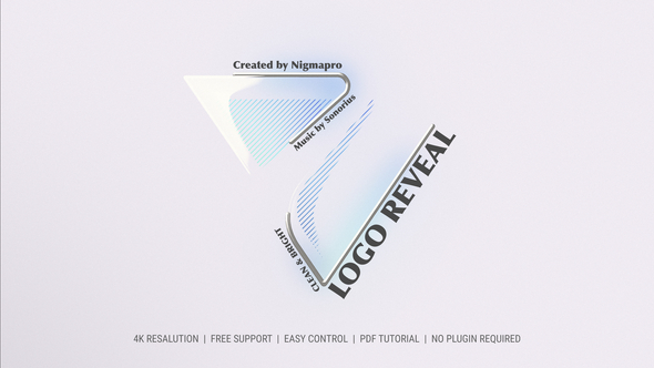 Clean Logotype Video Displays template preview