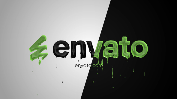 Logo Ink Drops Logo Stings template preview