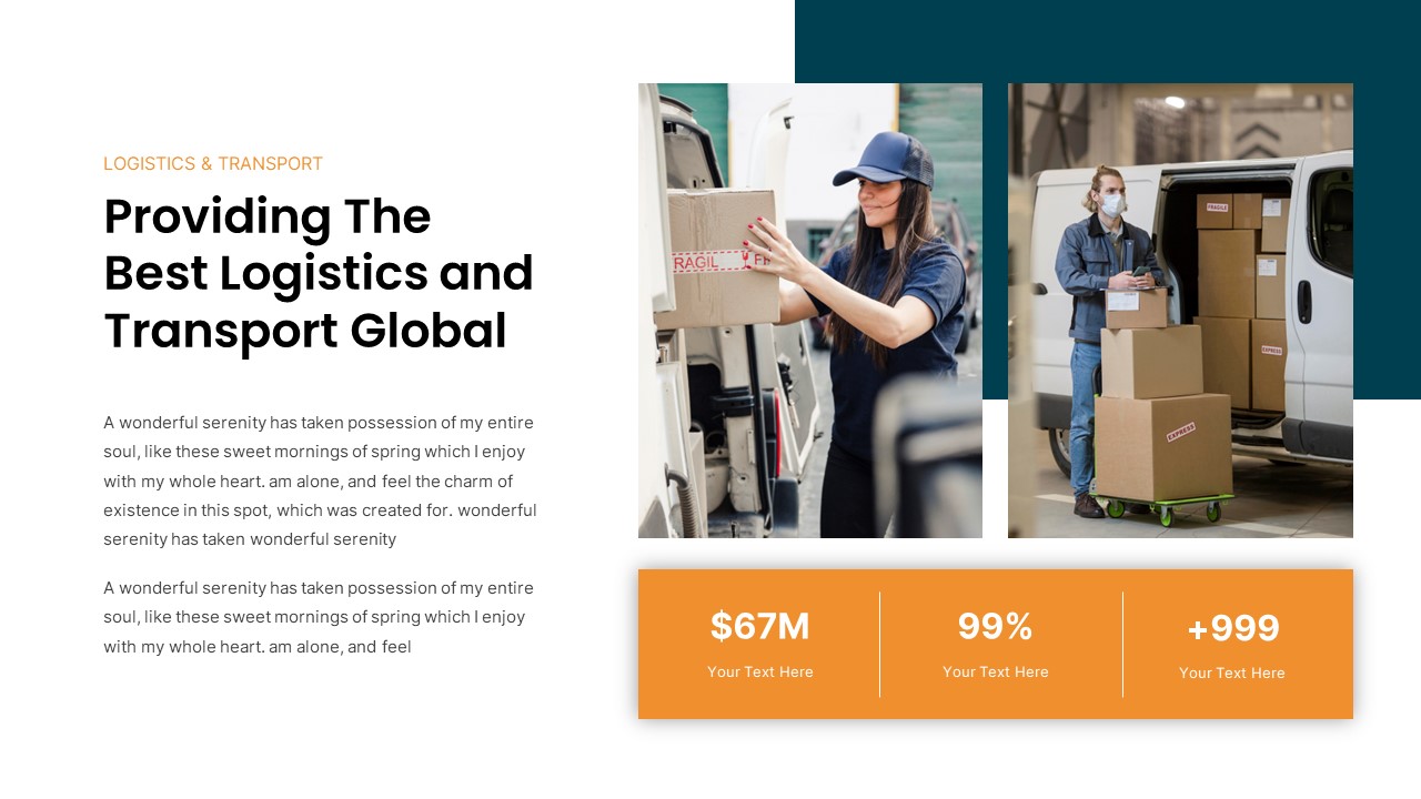 Logixtic - Logistics & Transport PowerPoint Template, Presentation ...