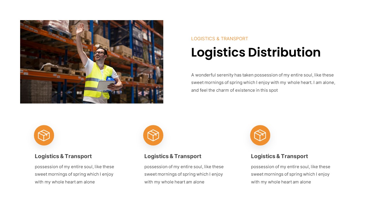 Logixtic - Logistics & Transport PowerPoint Template, Presentation ...