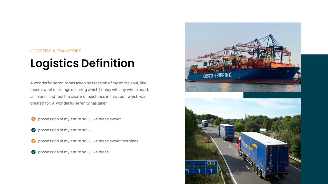 Logixtic - Logistics & Transport PowerPoint Template, Presentation ...