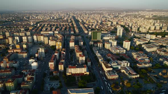 Sunset View Of City alt