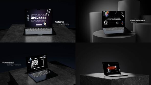 Laptop Mockup Promo Product Promo template preview