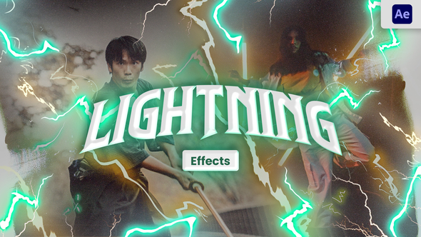 Lightning Effect Packs Elements template preview