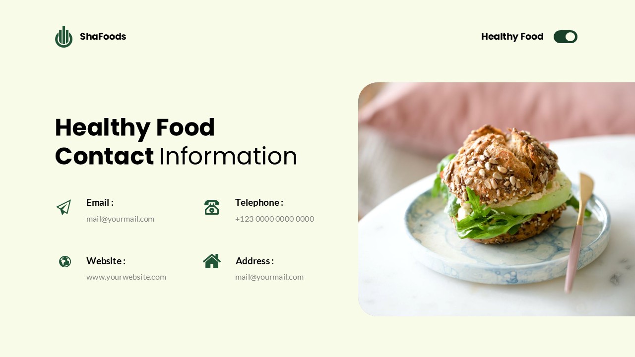 Healthy Food Presentation, Presentation Templates | GraphicRiver