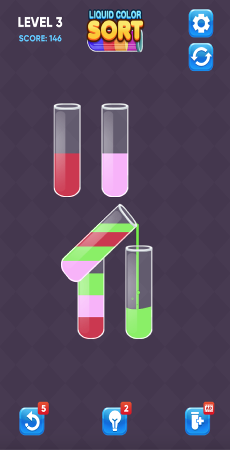 Liquid Color Sort - Puzzle Game Android Studio Project with AdMob Ads ...