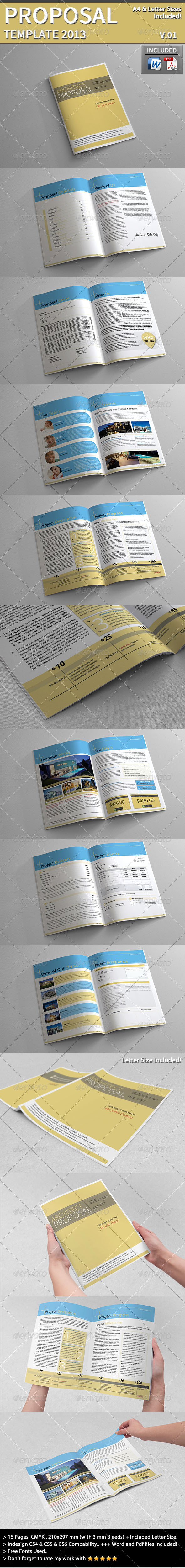 Project Proposal Template - Proposals & Invoices Stationery