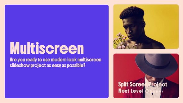 Bento Multiscreen Slideshow Openers template preview