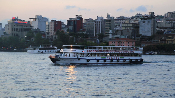 Boat In Bosphorus