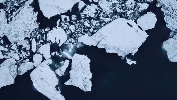 Floating Icebergs Aerial alt
