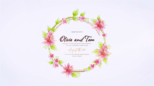 Wedding Titles Openers template preview
