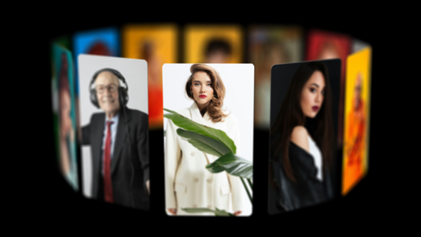 Carousel Slideshow Elements template preview