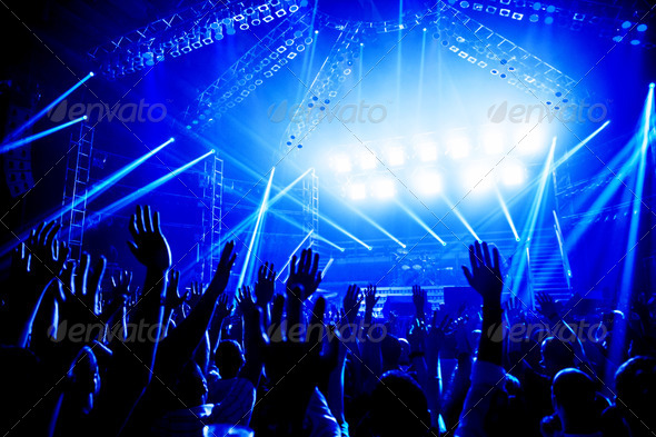 Rock concert - Stock Photo - Images