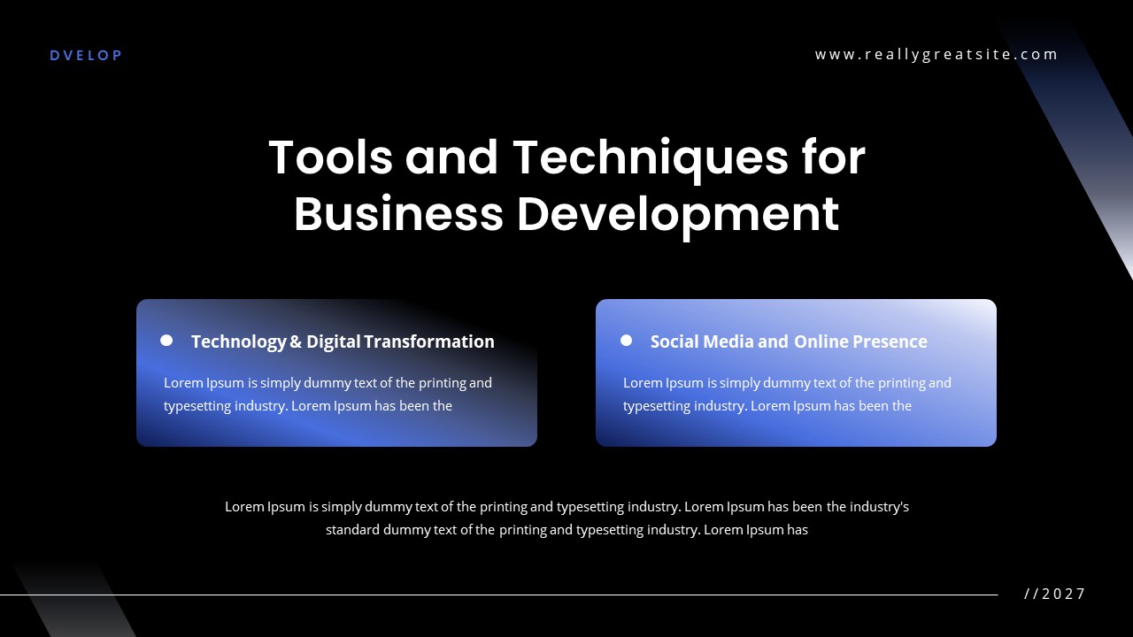 Business Development PowerPoint Presentation, Presentation Templates