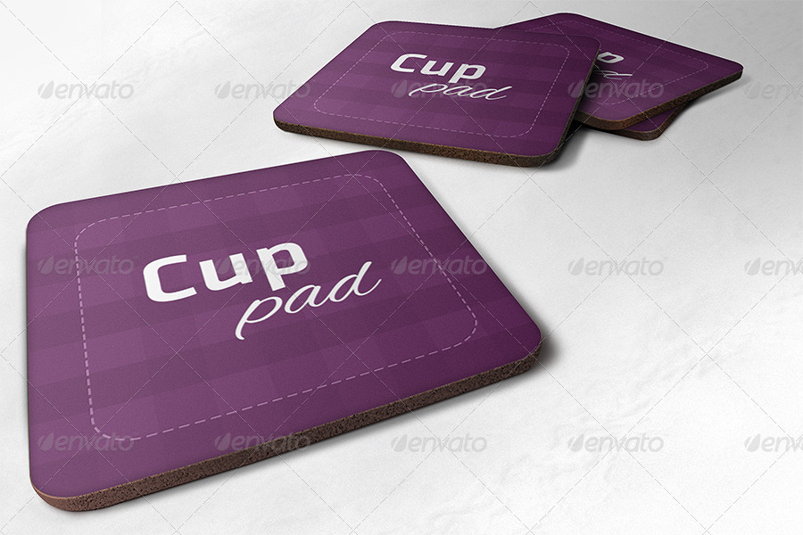 Download Realistic Cup Pad Mock-up by ejanas | GraphicRiver