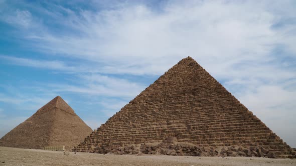 Timelapse Of The Great Pyramids In Giza Valley alt