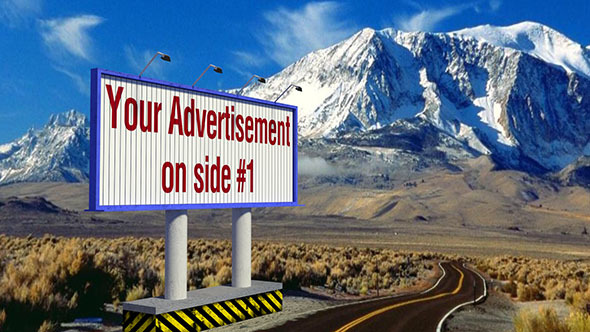 Animated Rotating Billboard - 3Docean 5168981