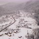 Snow Covered Village in the Winter Mountains - VideoHive Item for Sale