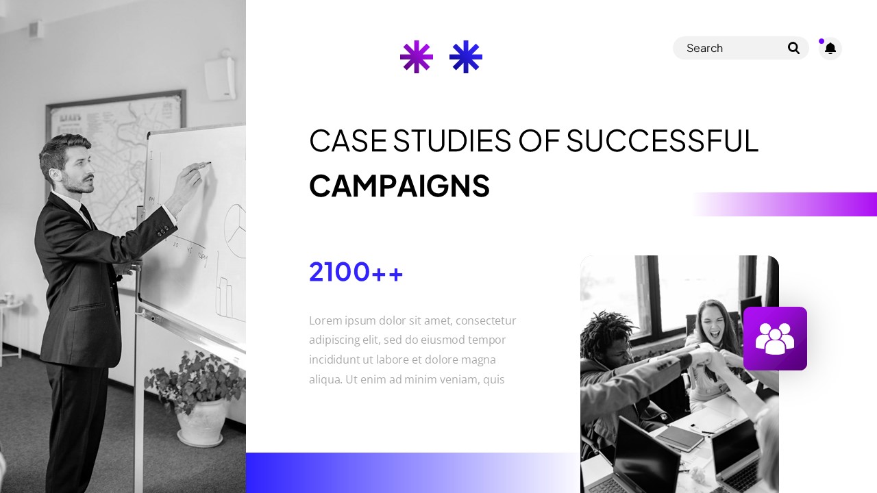 Adsell Marketing Strategy Keynote Template, Presentation Templates